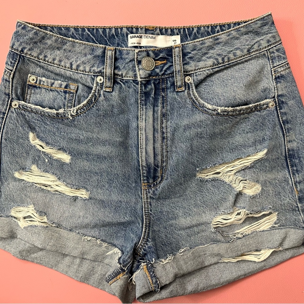 Worn 2x, Garage Mom Denim/Jean Shorts, Women’s Size 5